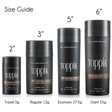 Toppik Black/Brown/Blond 10 Colors Hot Sale Hair Building Fibers Powder Hair Care Products for Men and Women 25g/27.5g